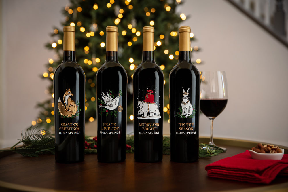 Holiday Wine Bottles 2021