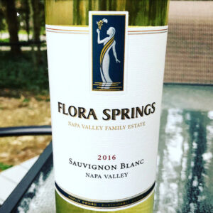 Flora Springs napa valley sauvignon blanc bottle