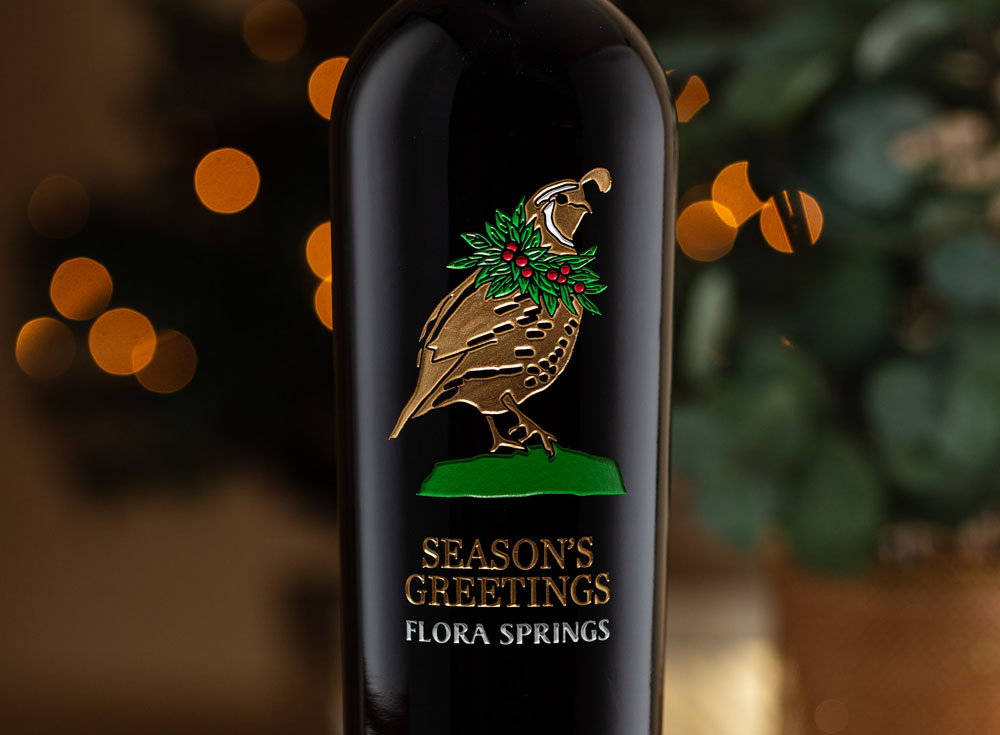 2019 Holiday Cabernet Sauvignon - Quail Greetings Design