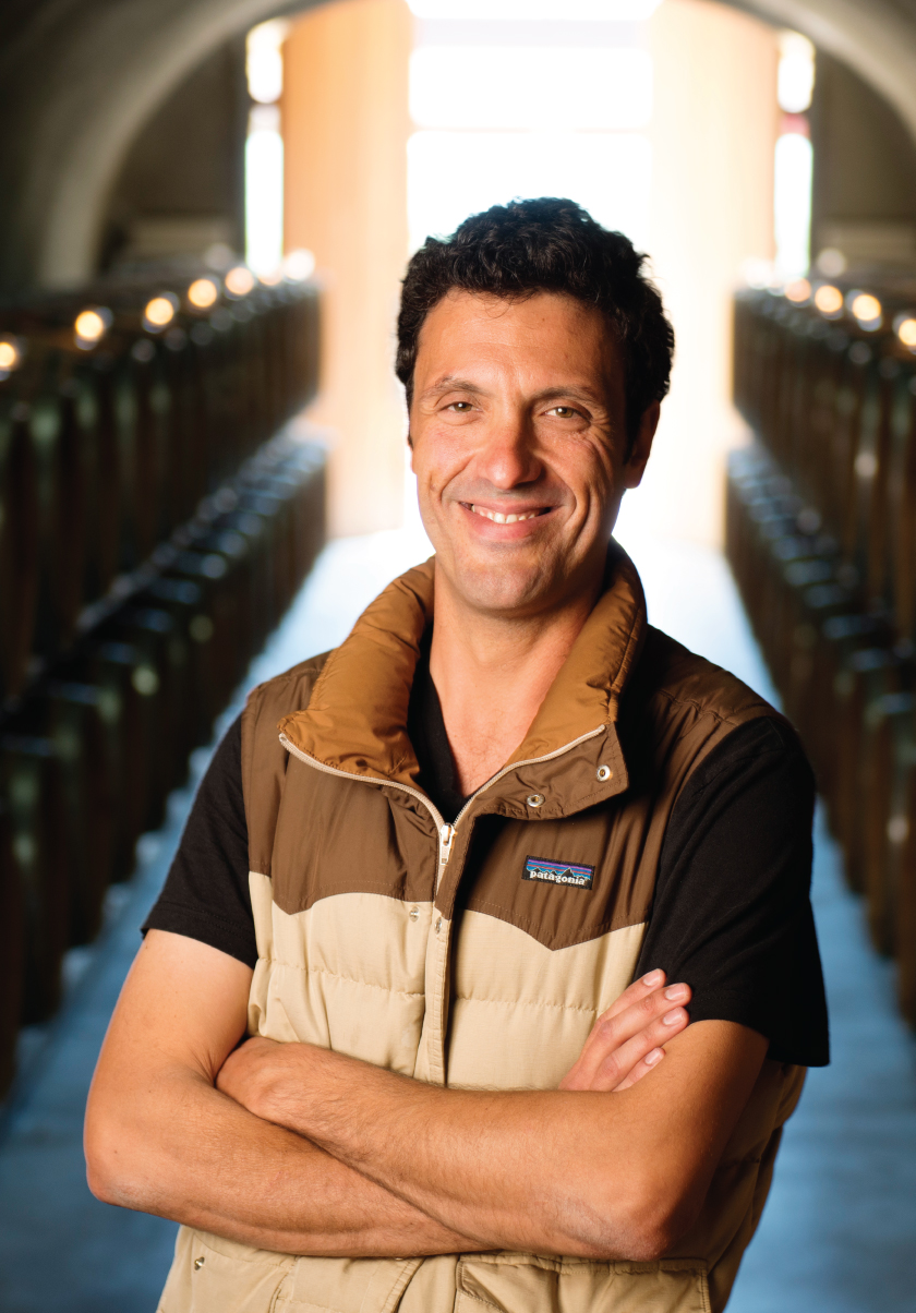 Winemaker Enrico Bertoz.