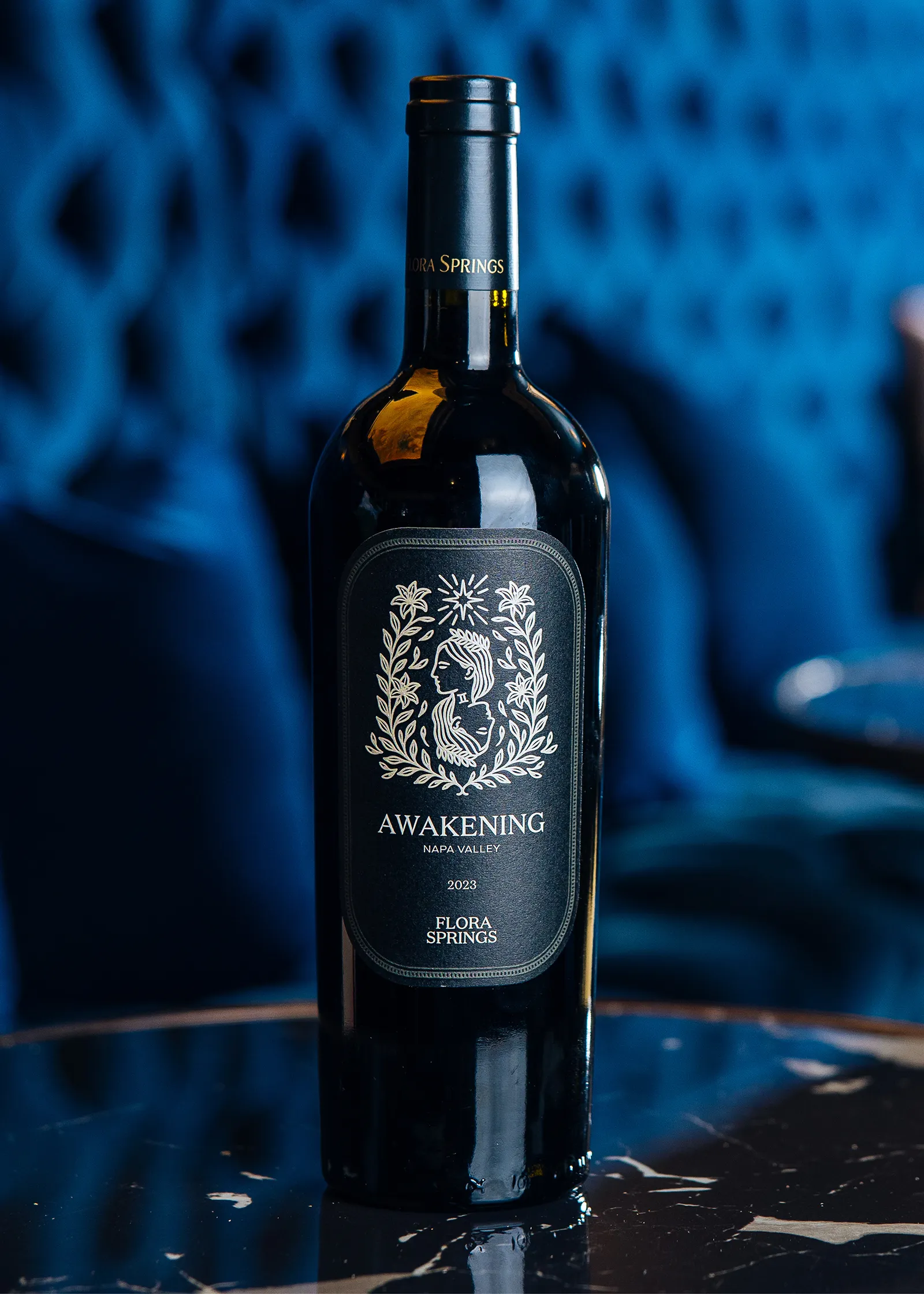 Flora’s Journey wine bottle