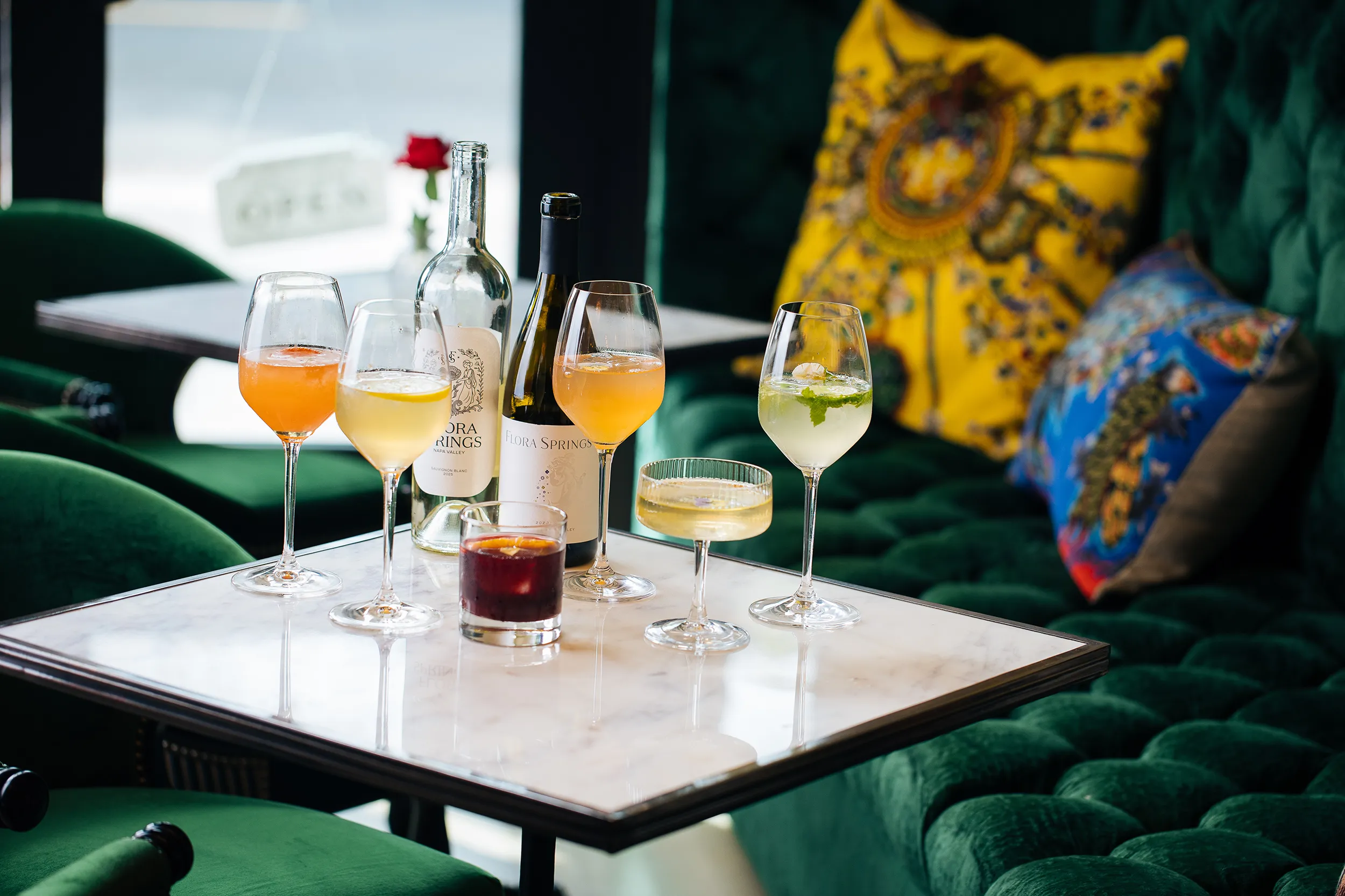 Wine and Cocktails at Flora Springs Tasting Room