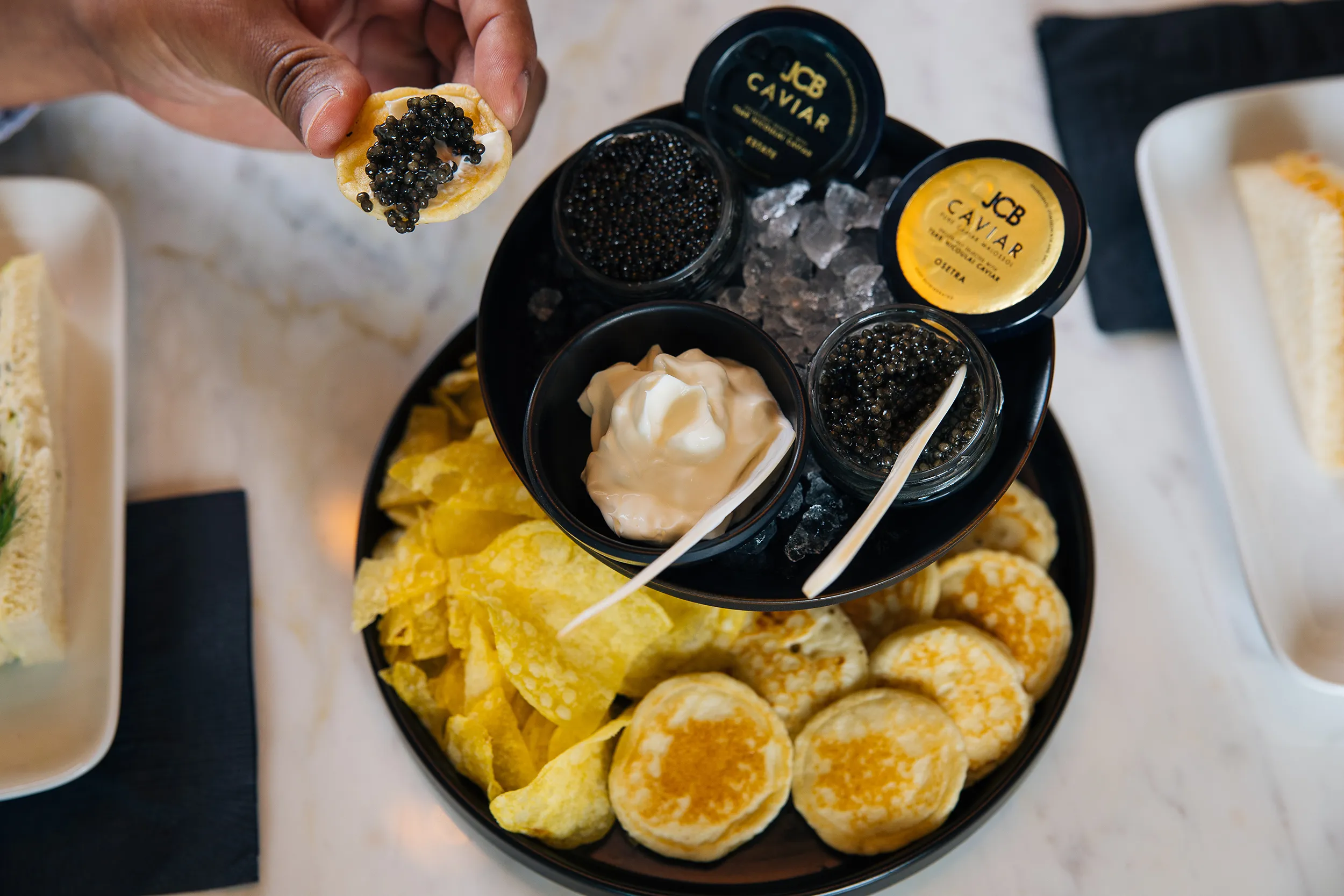 Caviar at Flora Springs Tasting Room
