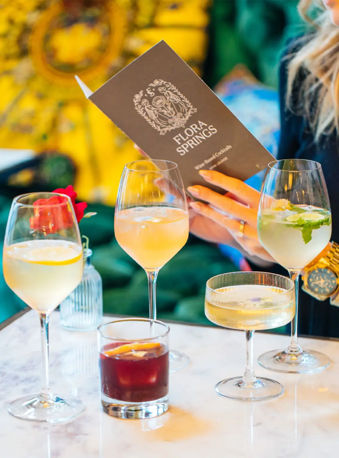 Wine and Cocktails at Flora Springs Tasting Room