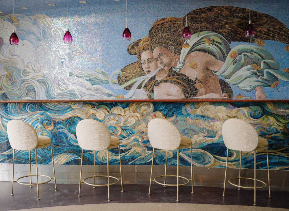 The Goddess Bar at Flora Springs Winery in St. Helena, Napa Valley